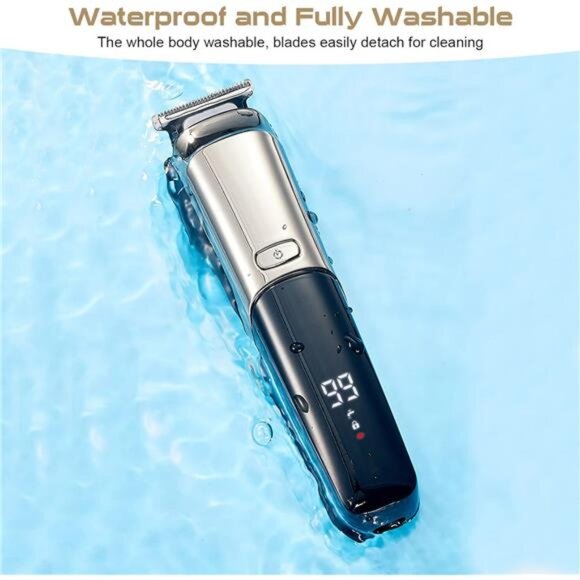 Beard Trimmer for Men, Electric Razor,16 in 1 Beard Face Nose Ear Facial Trimmer - Picture 5 of 8